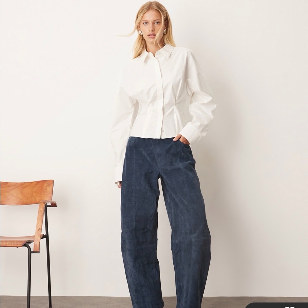 Women's White Button Down Shirt
